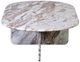 Dovetail Furniture Christos Brown/White Coffee Table-2
