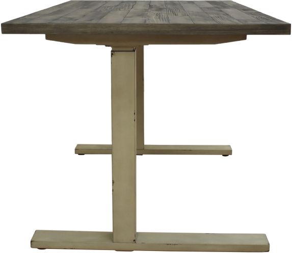 Coaster® Myers Weathered Pine And Antique Ivory Adjustable Height Standing Desk-3