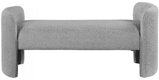 Meridian Furniture Peyton Grey Bench-1