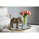 A & B Home Brown Walking Elephant-5