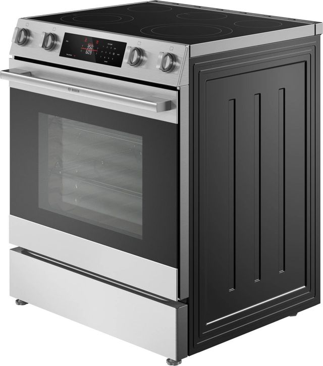 Bosch 300 Series 30'' Stainless Steel Electric Slide-in Range-3