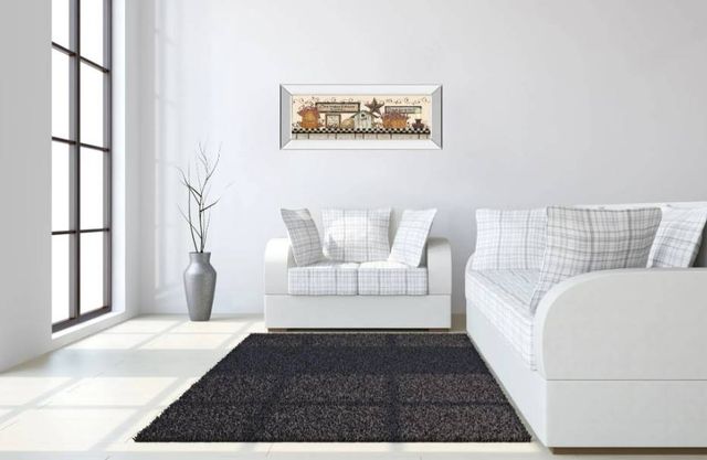 Classy Art Love Makes a House a Home by Linda Spivey Mirrored Frame Wall Art-3