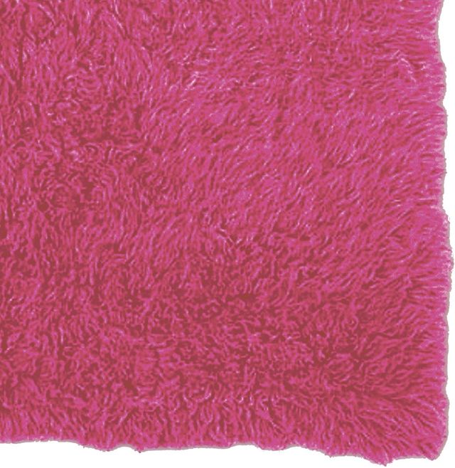 Linon Flokati Fuchsia 5'x8' Area Rug-2