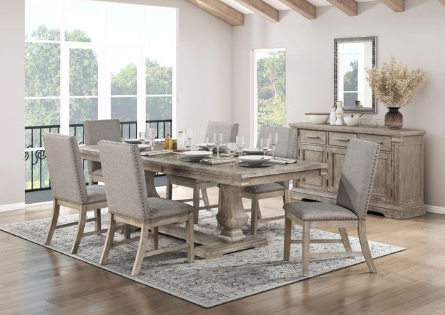 Homelegance® Southlake Brushed Brownish Gray Dining Table-1