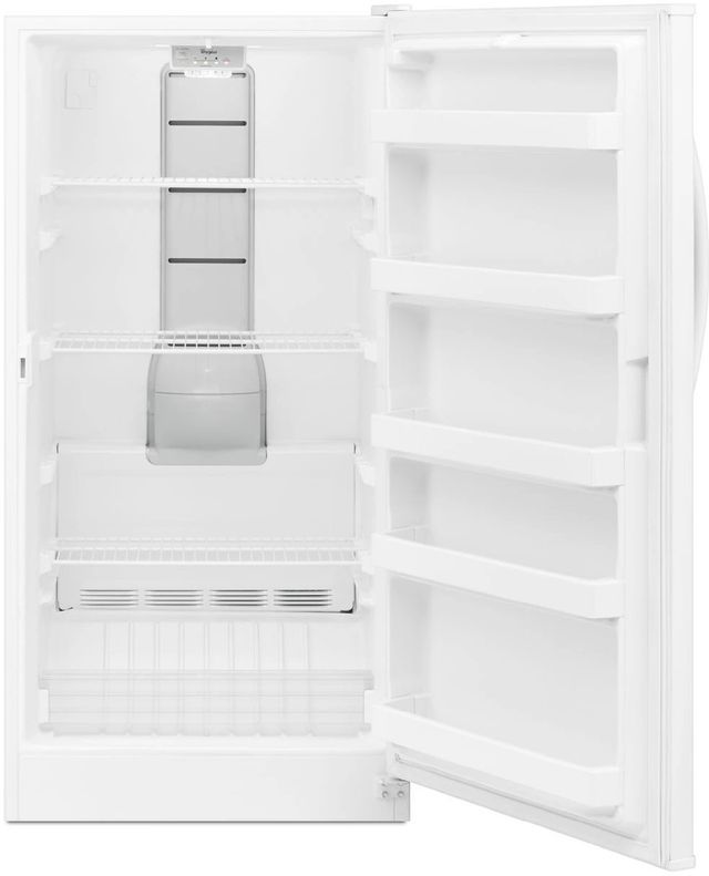 Whirlpool® 34" 16 Cu. Ft. White Upright Freezer-1