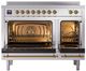 Ilve® Nostalgie II Series 48" Stainless Steel Pro Style Induction Range-0