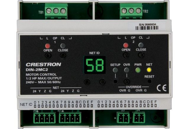Crestron® DIN Rail Motor Control | Sound Concepts | AR