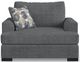 Charisma™ Willow Chambray Extra Large Chair-1