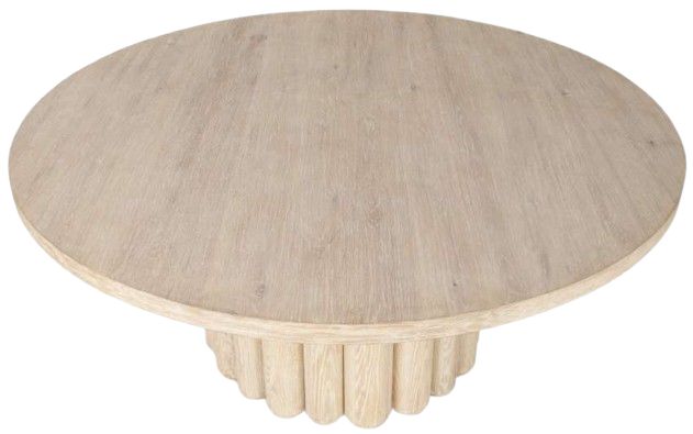 Classic Home Tiber White Washed Dining Table-1
