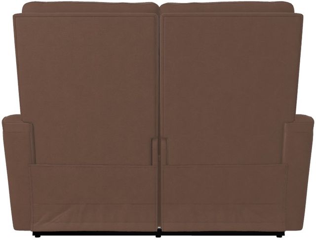 La-Z-Boy® Baron Mocha Leather Power Wall Reclining Loveseat with Headrest and Lumbar-4