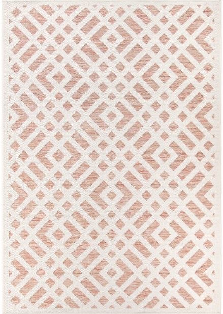 Orian Knitweave Sadler Natural Honeycomb 5'x8' Area Rug-0