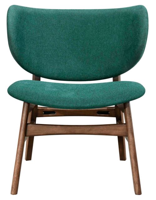 New Classic® Home Furnishings Alder Green/Walnut Upholstered Lounge Chair-2