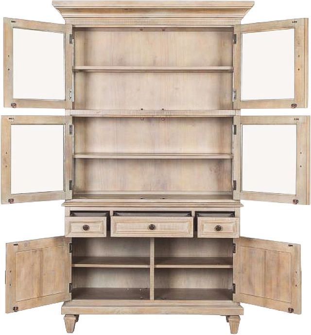 Magnussen Home® Lancaster Dovetail Gray Dining Cabinet-4
