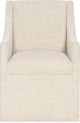 Hooker® Furniture Eleana Classic Linen Castered Dining Arm Chair-2