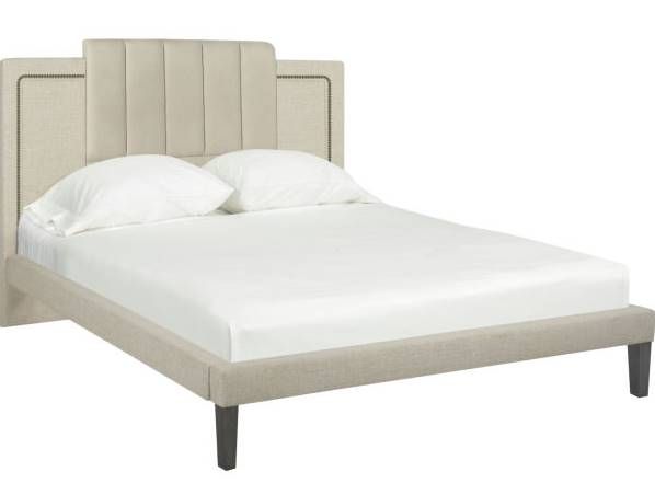 Parker Southern Sutton Bed Taupe Low Profile Height Bed-0