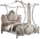 ACME Furniture Picardy Antique Pearl California King Canopy Bed-0