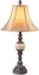 Furniture of America® Rosalie 2-Piece Antique Black Table Lamp Set-0