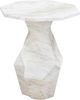 TOV Furniture Esme White Indoor/Outdoor Side Table-3