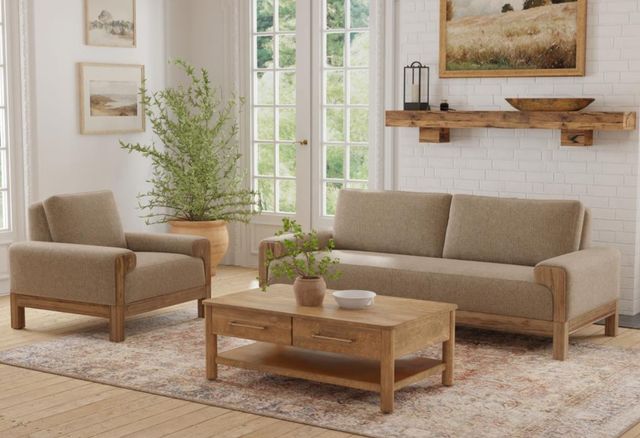 International Furniture Direct Sedona Brown Sofa-1