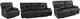 Parker House® Spartacus 3-Piece Black Power Reclining Seating Set-0