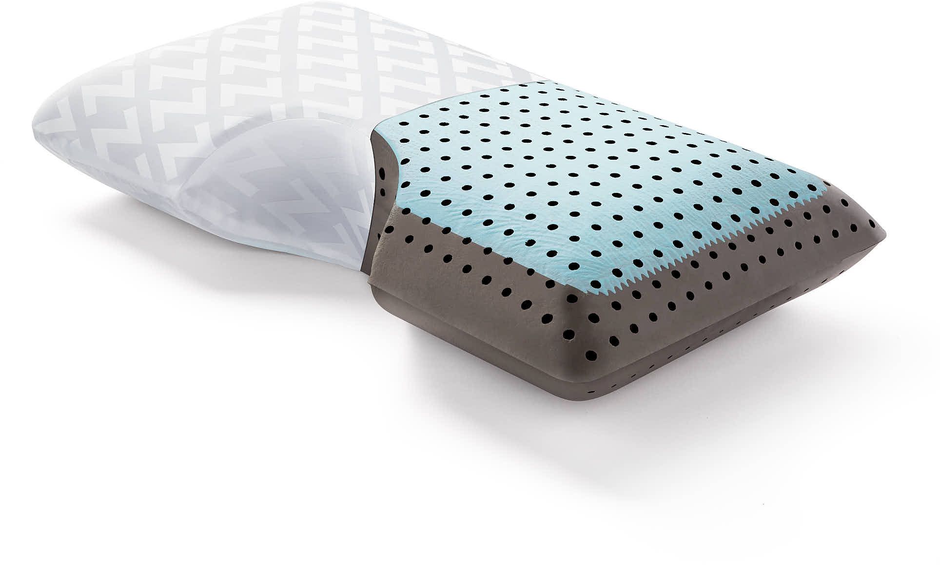 Malouf® Z™ Shoulder CarbonCool™ LT + OmniPhase™ King Pillow