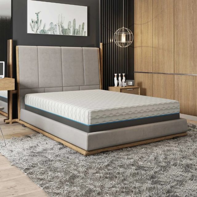 BedTech Copper Lux 14" Gel Memory Foam Plush Tight Top Twin XL Mattress in a Box-3