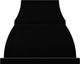 Vent-A-Hood® Premier Magic Lung® Designer Series JCIH/B1 36" Black Carbide Island Range Hood-0