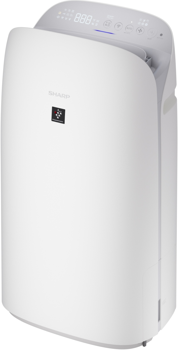Sharp® White Smart Air Purifier and Humidifier with Plasmacluster
