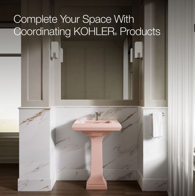 Kohler Memoirs® 150th Peachblow Bathroom Sink Pedestal-4