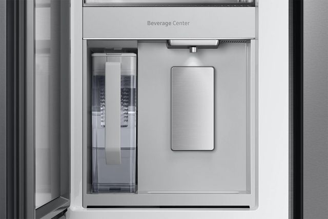 Samsung Bespoke 28.8 Cu. Ft. Pre-Built Stainless Steel Panel French Door Refrigerator -5