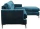 Mazin Furniture Hamilton 2-Piece Blue Right-Arm Facing Sofa Sectional and Chaise-2