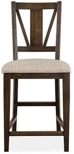 Magnussen Home® Westley Falls Graphite Counter Chair-0