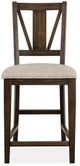 Magnussen Home® Westley Falls Graphite Counter Chair-0