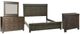 Liberty Furniture Thornwood Hills 4-Piece Rock Beaten Brown with Saw Cuts Queen Panel Bedroom Set-0