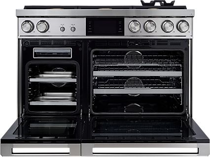 Dacor® 48" Silver Stainless Pro Style Dual Fuel Range-1
