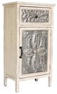 A & B Home Katina White Washed Galvanized Accent Chest-0