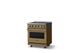 Viking® 5 Series 30" Golden Hour Pro Style Induction Range with Brushed Brass Trim-2