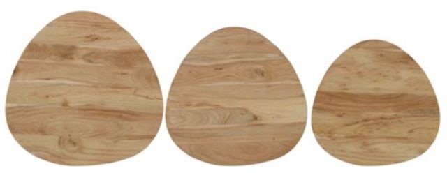 Jofran Inc. Global Archive Reeves 3-Piece Natural Nesting Table Set-3