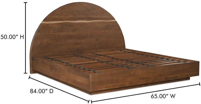 Moe's Home Collection Watson Brown Queen Panel Bed-3
