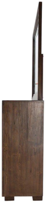 Michael Amini® Carrollton Rustic Ranch Dresser with Mirror-2