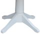 John Thomas Furniture® Dining Essentials Pure White 42" Dining Table -2