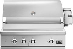 DCS Series 9 3-Burner Brushed Stainless Steel Built In Natural Gas Grill