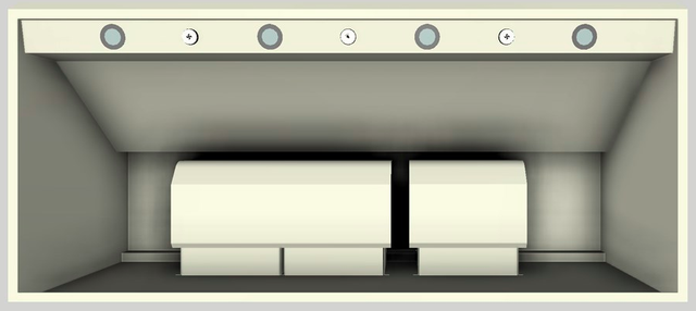 Vent-A-Hood® 54" Biscuit Wall Hood-1