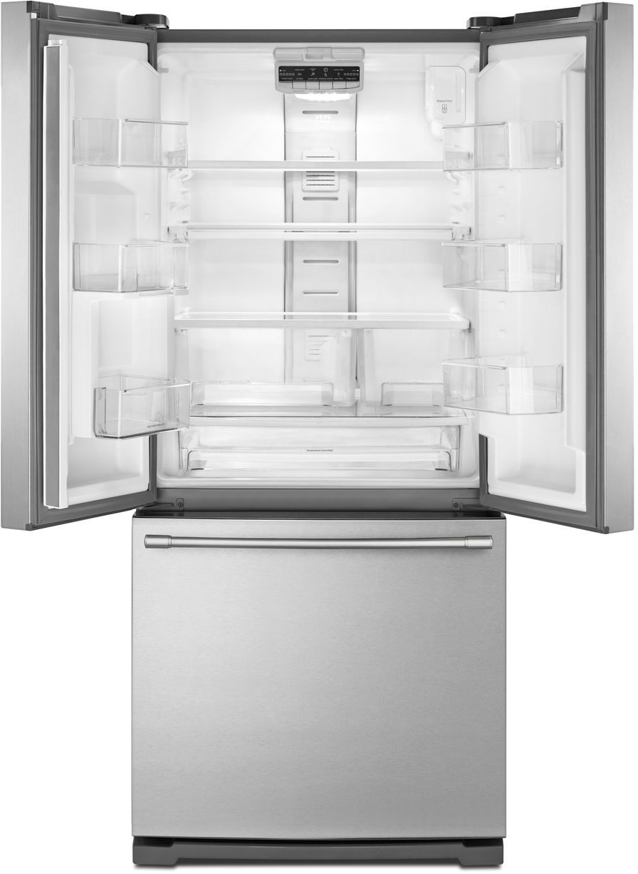 Maytag 36 in. 26.8 Cu. Ft. Fingerprint Resistant Stainless Steel French Door Refrigerator