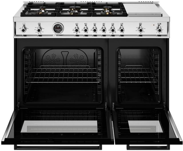 Bertazzoni Professional Series 48" Nero Pro Style Gas Range-1