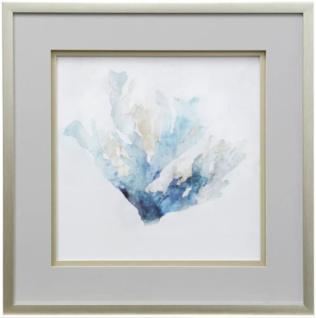 Stylecraft Blue Coral Reef II Blue/Gray/White/ Wall Art-0