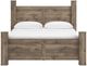 Signature Design by Ashley® Keithland Brown King Poster Bed-2