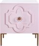 TOV Furniture Anna Pink Lacquer Side Table-1