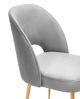 TOV Furniture Swell Light Grey Velvet Chair-4