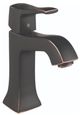 Hansgrohe Metris C Rubbed Bronze 1.2 GPM Single-Hole Faucet with Pop-Up Drain-0